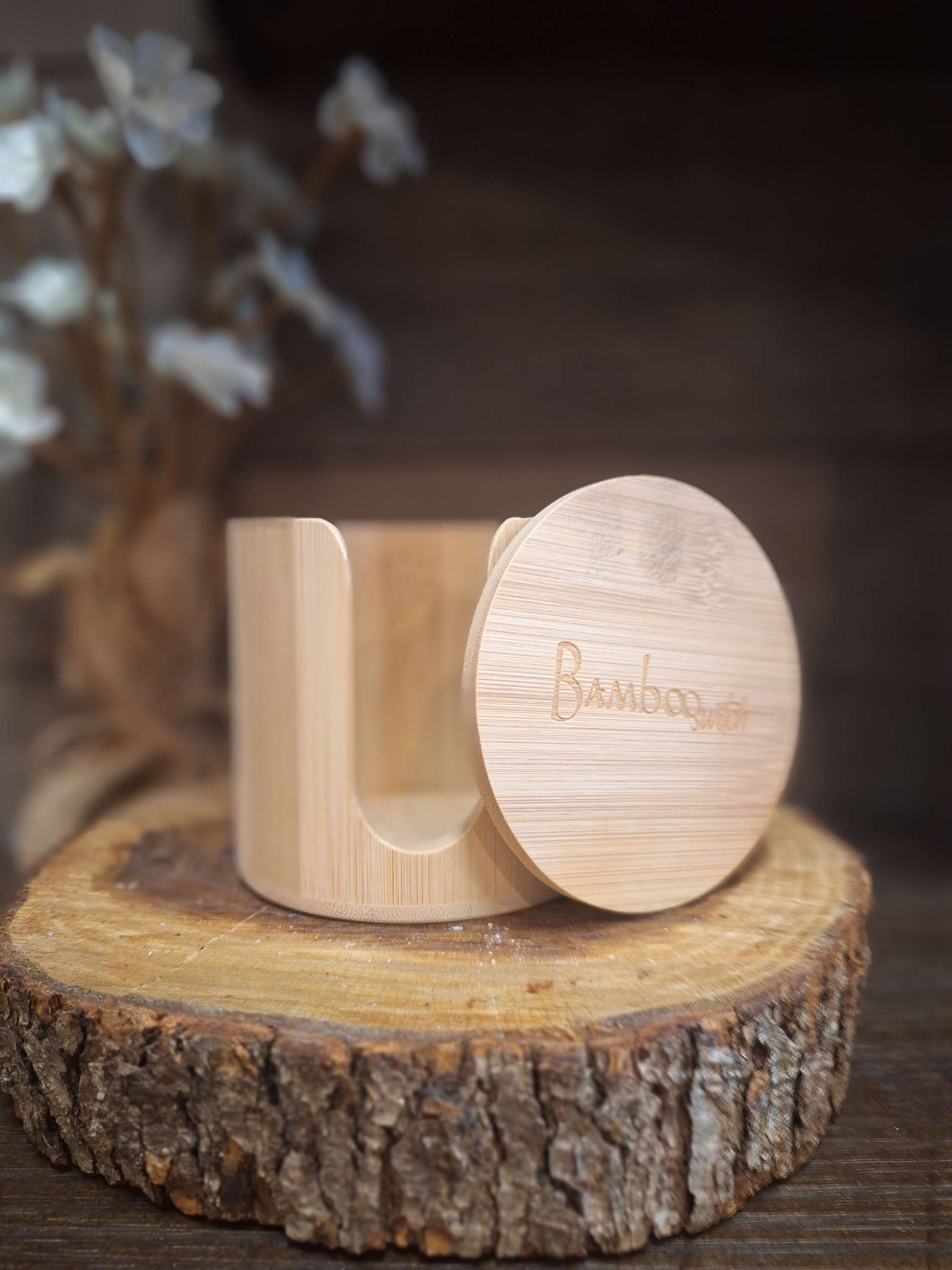 Bamboo Makeup Remover Pad Holder image 1