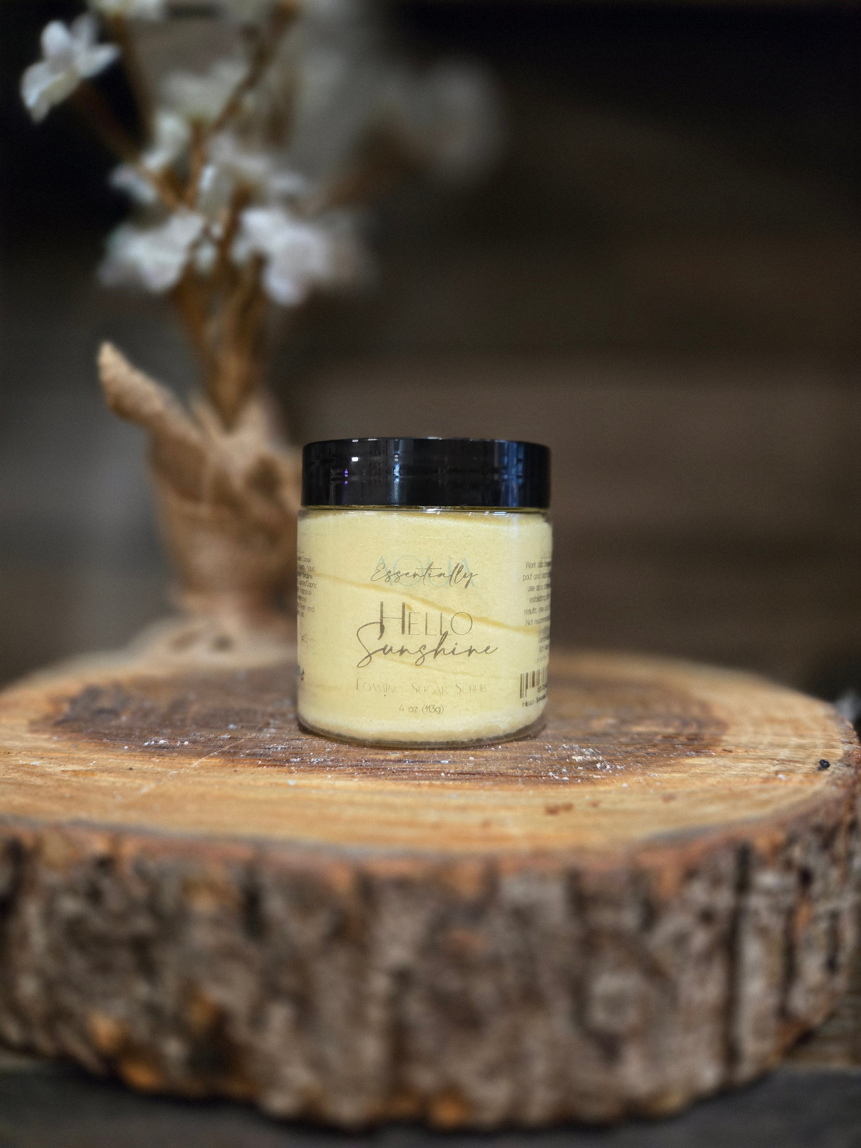 Hello Sunshine Foaming Sugar Scrub