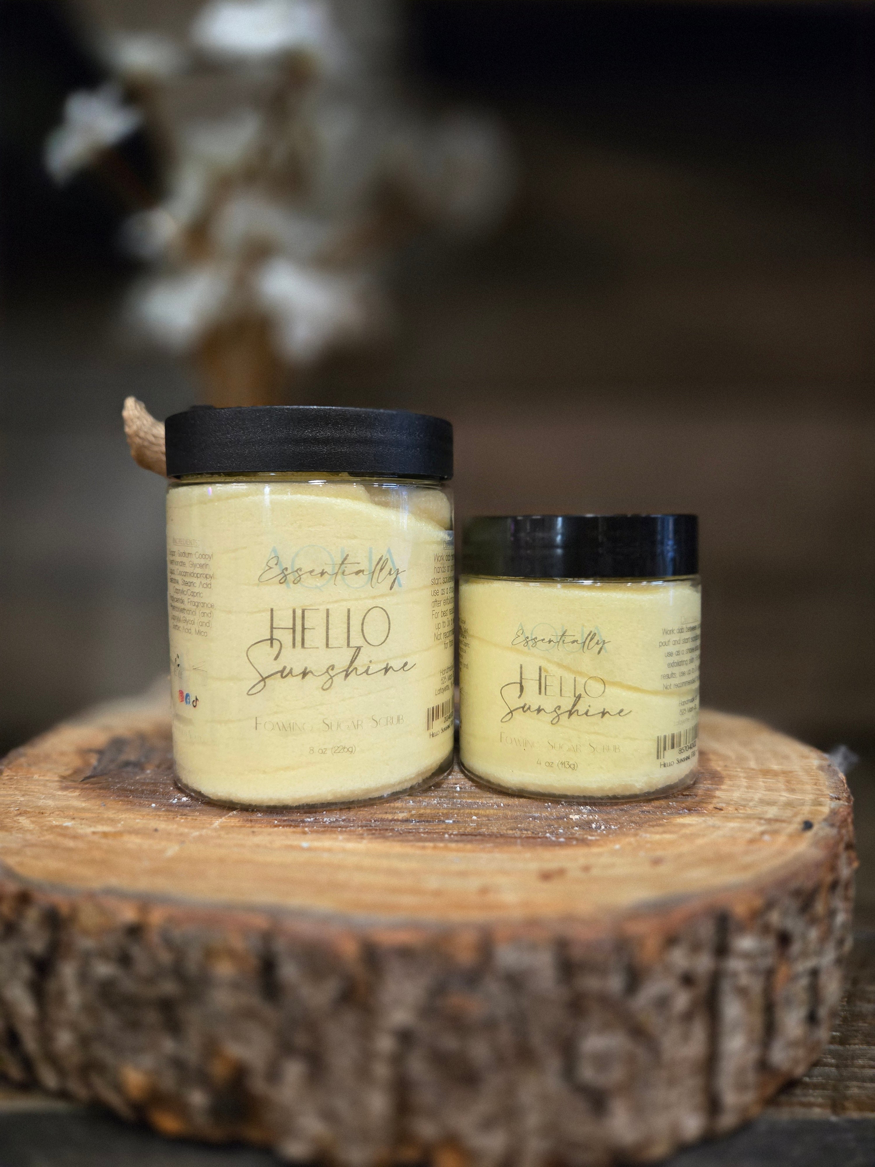 Hello Sunshine Foaming Sugar Scrub